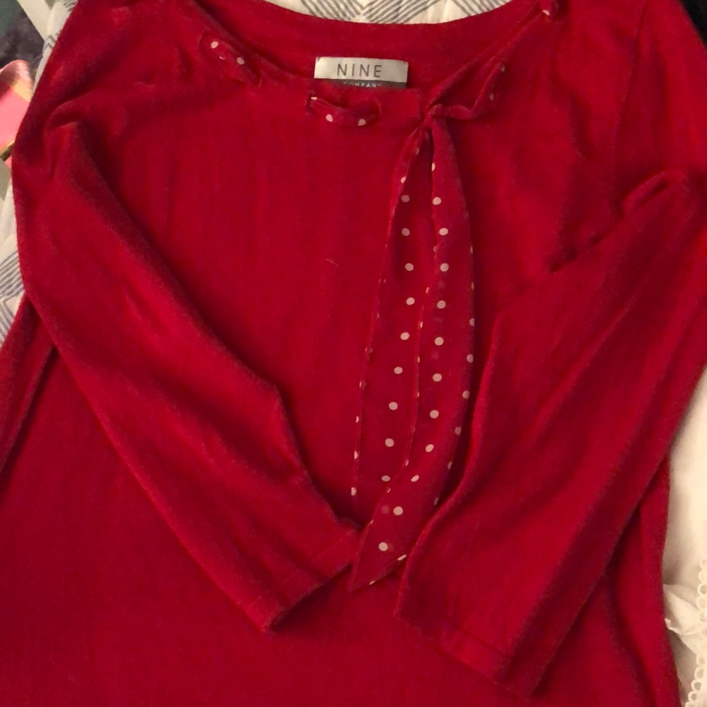 Nine & Company Red Xl sweater